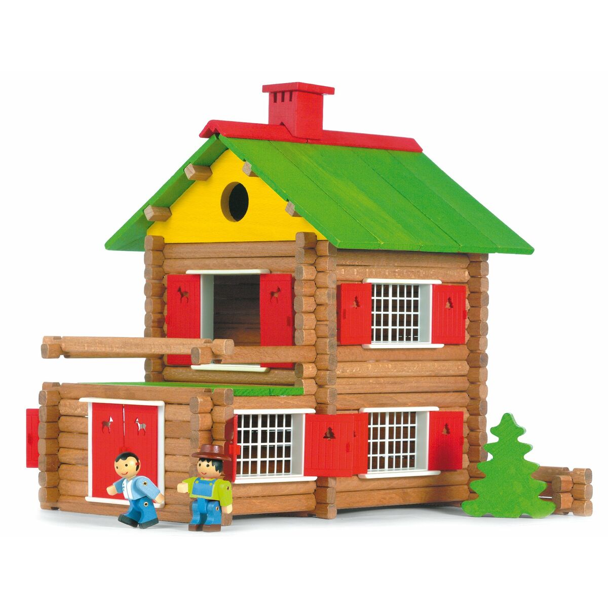 Playset Jeujura My Wooden Chalet - Jucarii si jocuri, Păpuși și figurine