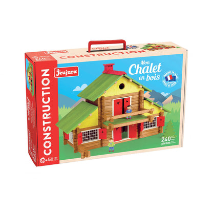 Plăci de Construcții Jeujura My Wooden Chalet 8005 240 Piese - Jucarii si jocuri