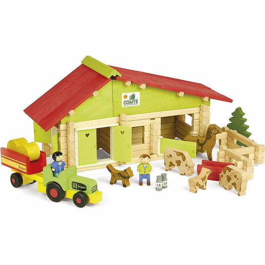 Fermă cu animale Jeujura Wooden Farm Playset - Jucarii si jocuri, Păpuși și figurine