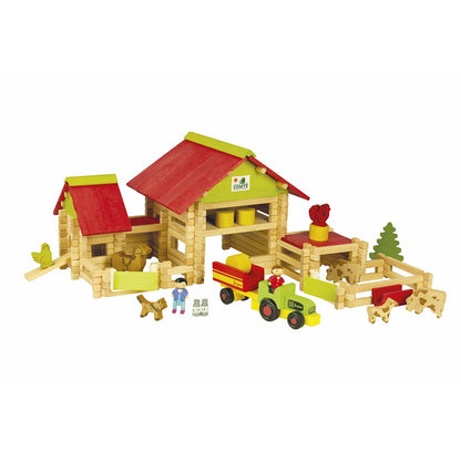 Playset Jeujura Large farm 220 Piese - Jucarii si jocuri, Păpuși și figurine