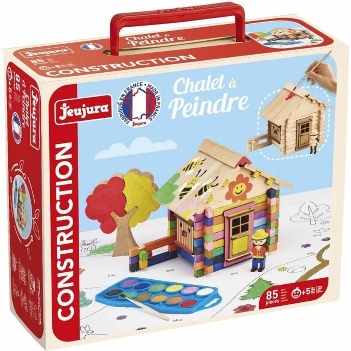 Set de Construcție Jeujura Chalet to Paint - Jucarii si jocuri