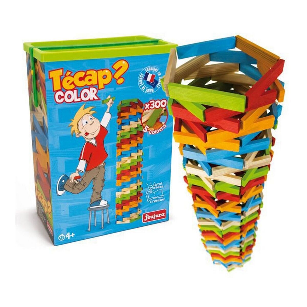 Set de Construcție Jeujura Tecap Color 300 Piese - Jucarii si jocuri