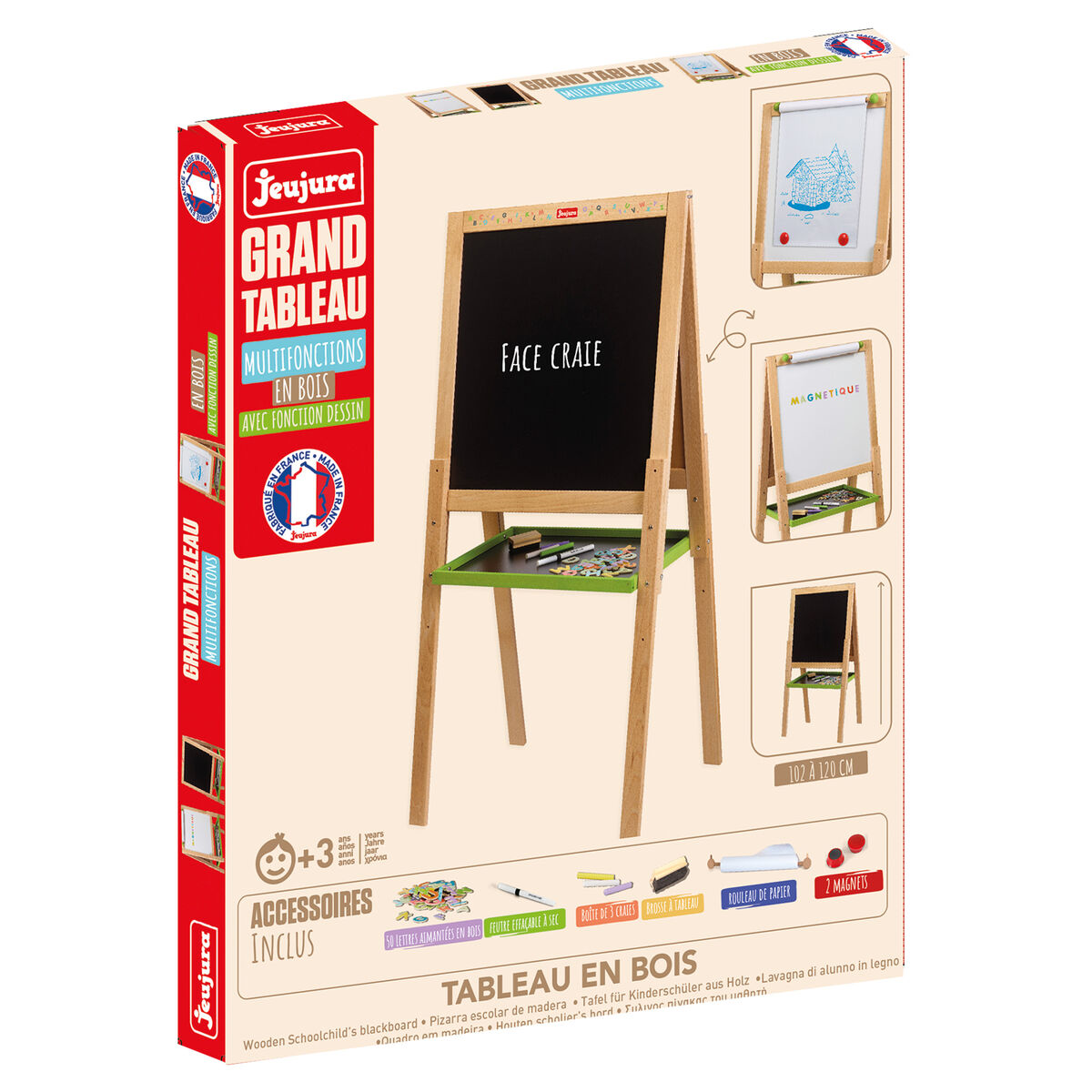 Tablă cu Două Fețe Jeujura - Jucarii si jocuri, Activități creative