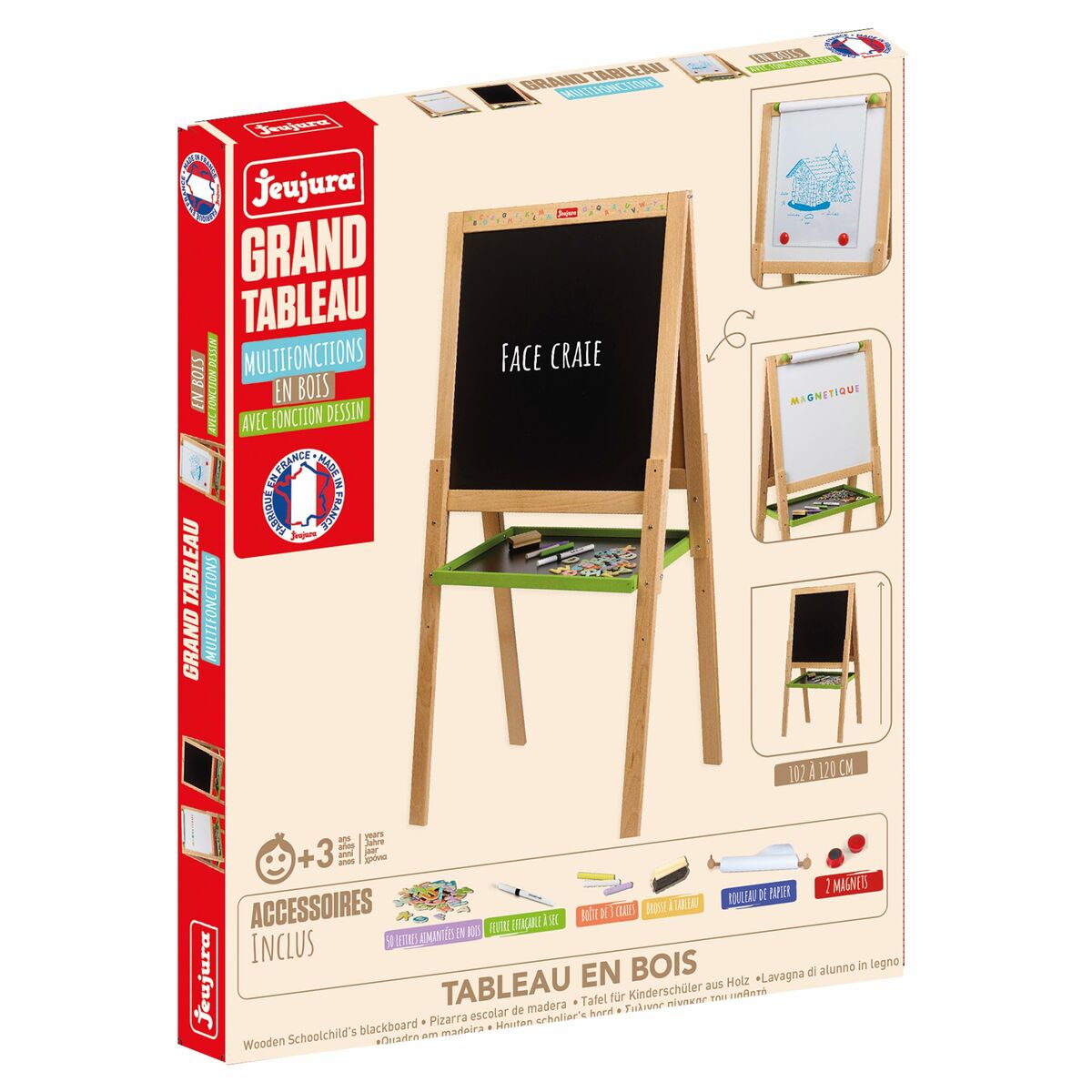 Tablă cu Două Fețe Jeujura - Jucarii si jocuri, Activități creative