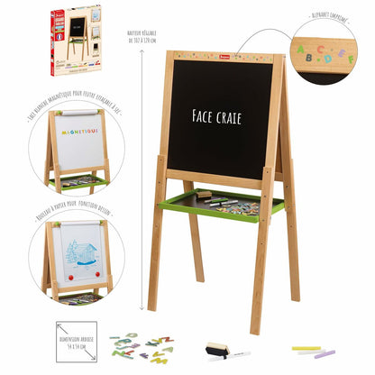 Tablă cu Două Fețe Jeujura - Jucarii si jocuri, Activități creative