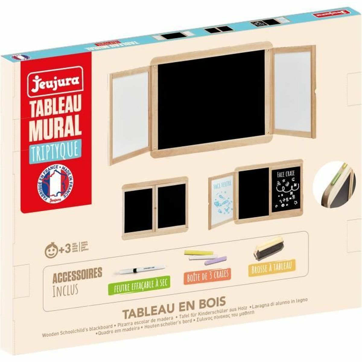 Tablă cu Două Fețe Jeujura - Jucarii si jocuri, Activități creative