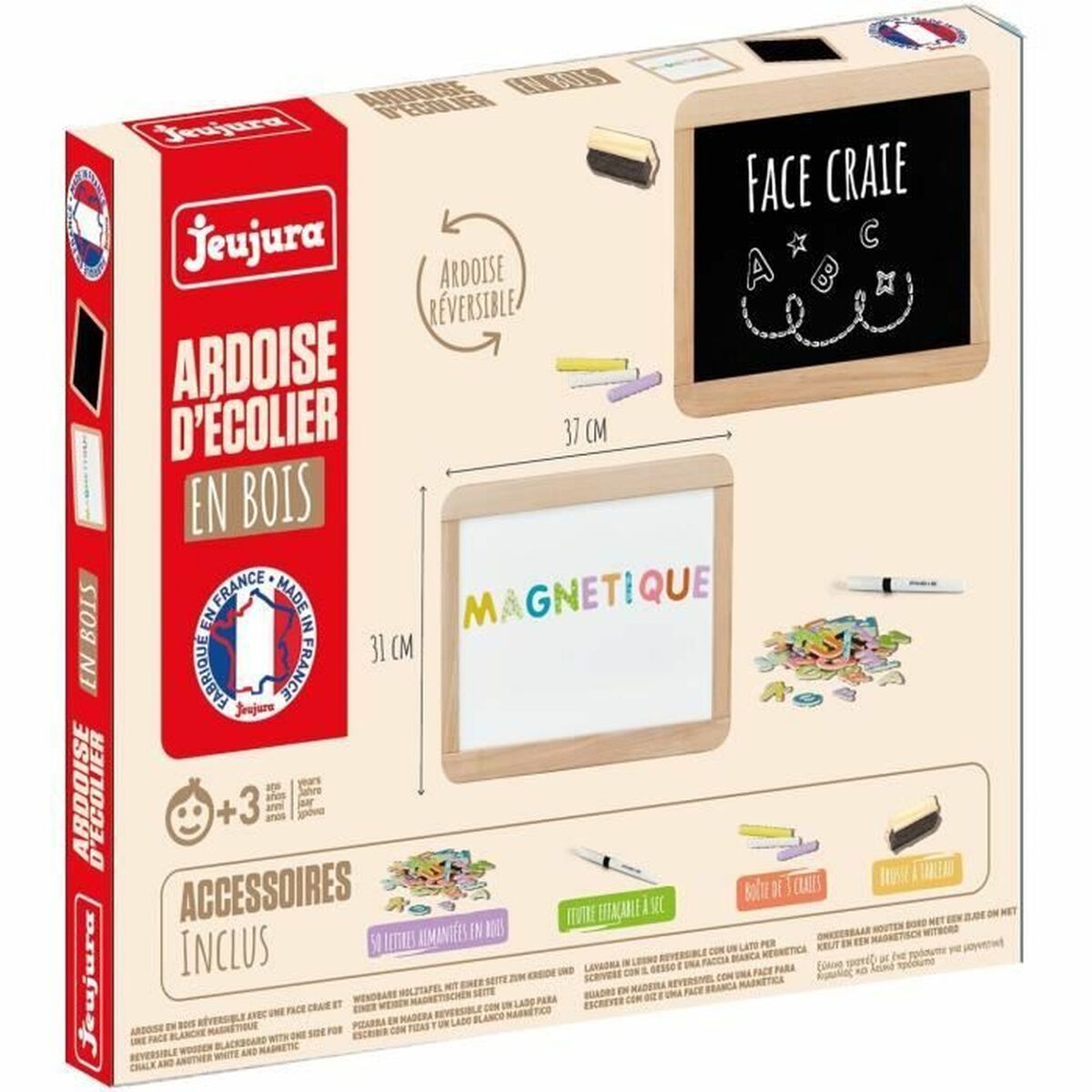 Tablă cu Două Fețe Jeujura - Jucarii si jocuri, Activități creative