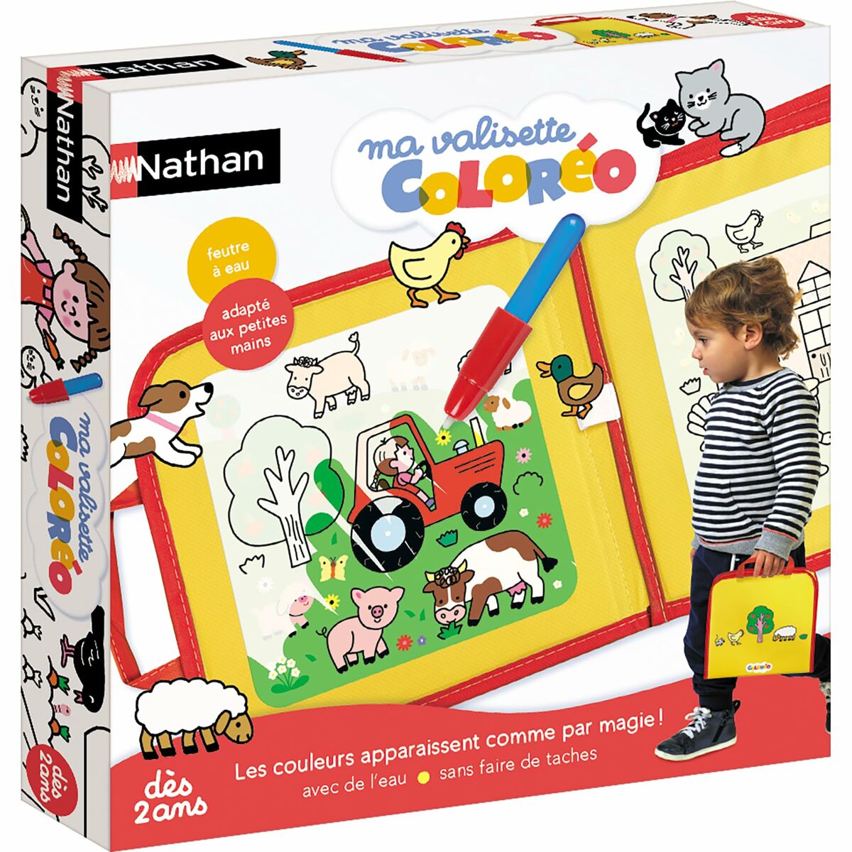 Set pentru desen Nathan MY COLOREO SUITCASE - Birou și papetărie, Arte și Meserii