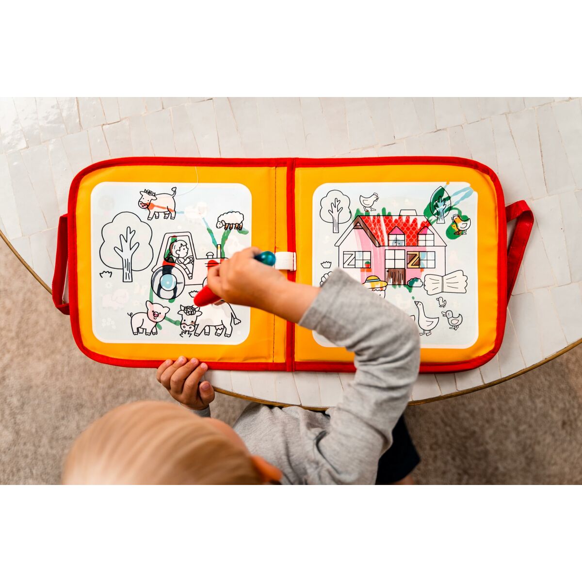 Set pentru desen Nathan MY COLOREO SUITCASE - Birou și papetărie, Arte și Meserii