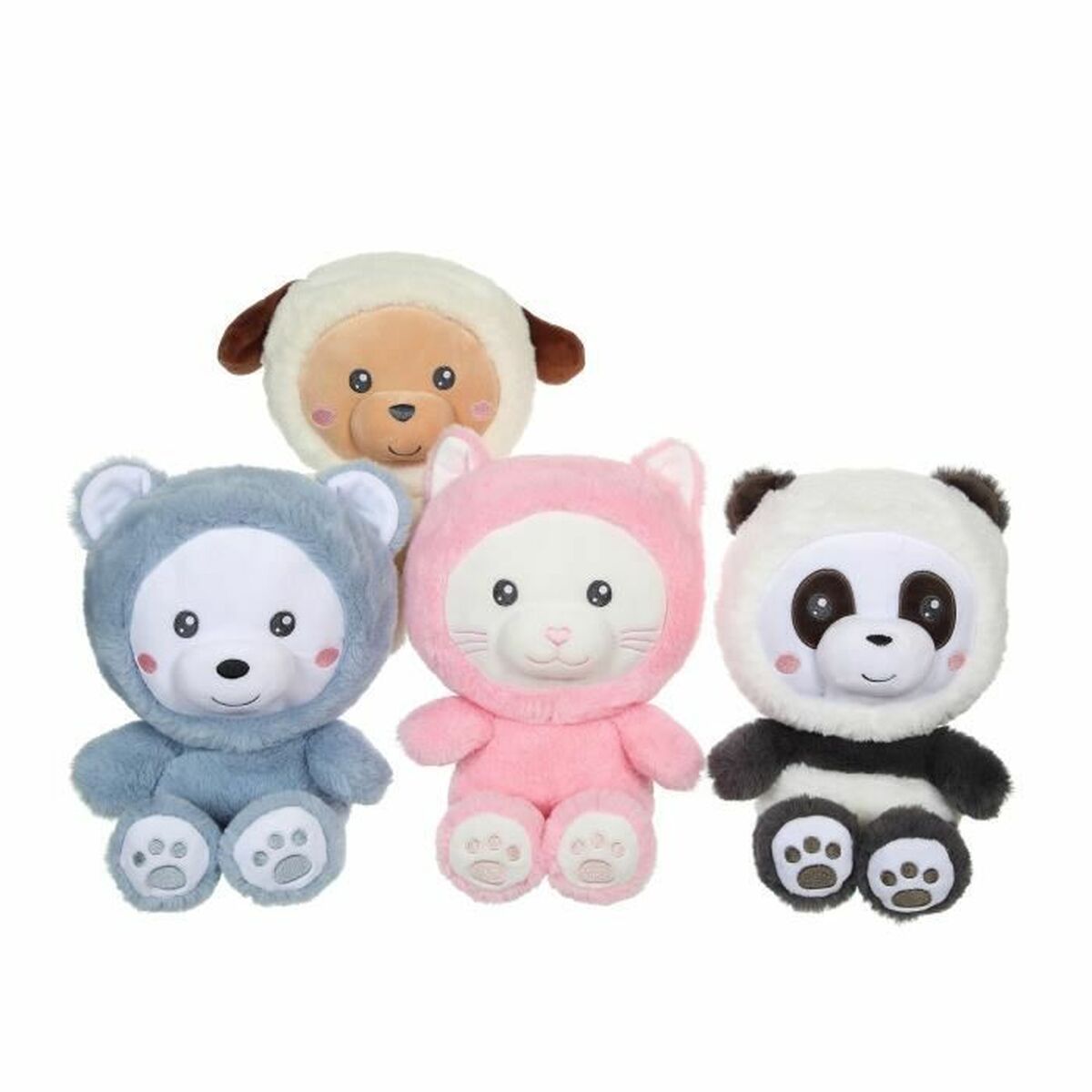 Jucărie de Pluș Gipsy Toys Hoody Pets Roz Rose - Jucarii si jocuri, Jucării de pluș