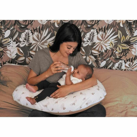 Breastfeeding Cushion Tineo Alb/Roz - Bebelus, Alăptarea și hrănirea