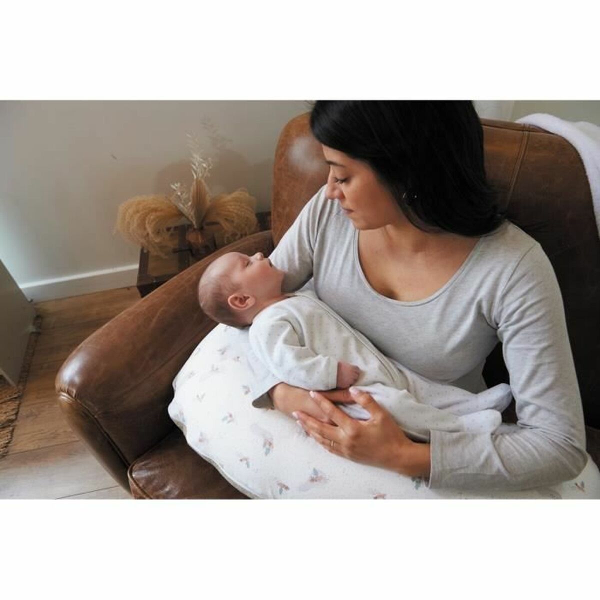 Breastfeeding Cushion Tineo Alb/Roz - Bebelus, Alăptarea și hrănirea