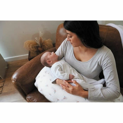 Breastfeeding Cushion Tineo Alb/Roz - Bebelus, Alăptarea și hrănirea