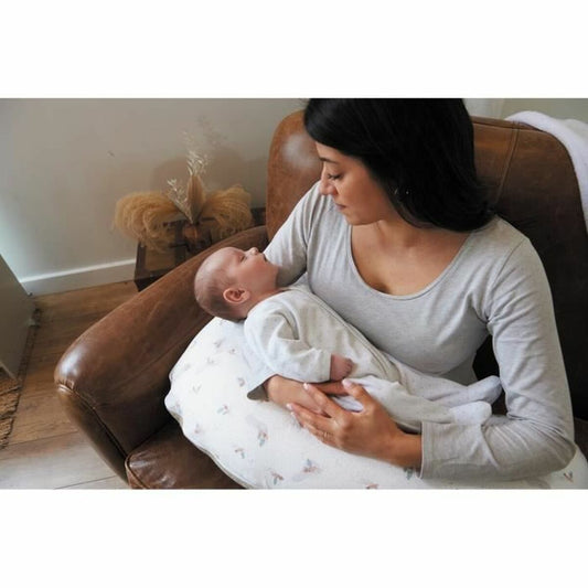 Breastfeeding Cushion Tineo Alb/Roz - Bebelus, Alăptarea și hrănirea