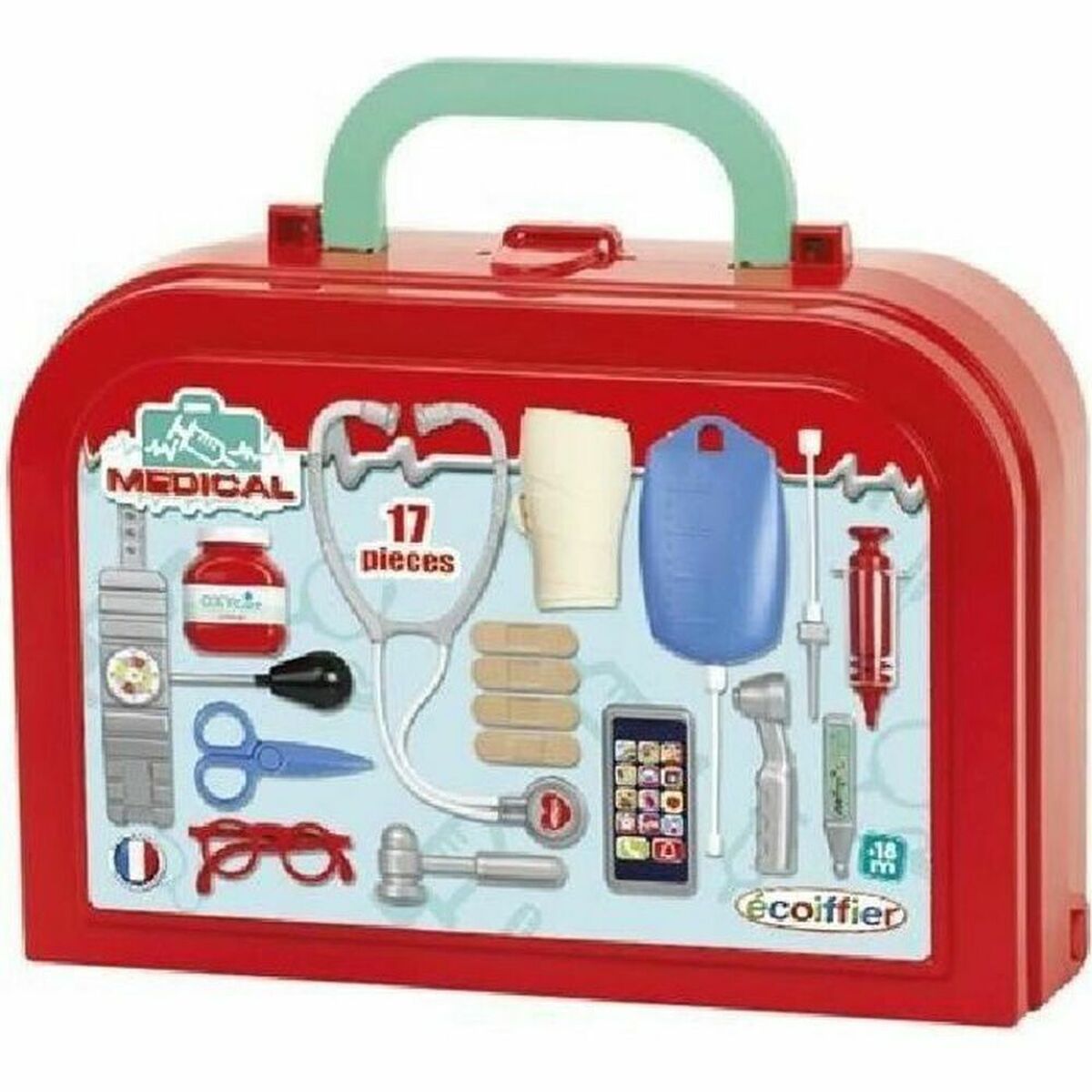 Trusă medicală de jucărie cu accesorii Ecoiffier MEDICAL - Jucarii si jocuri, Imitații de jocuri