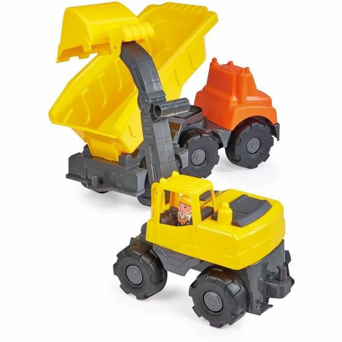 Camion cu Macara Ecoiffier 419 Galben - Jucarii si jocuri, În aer liber și sport