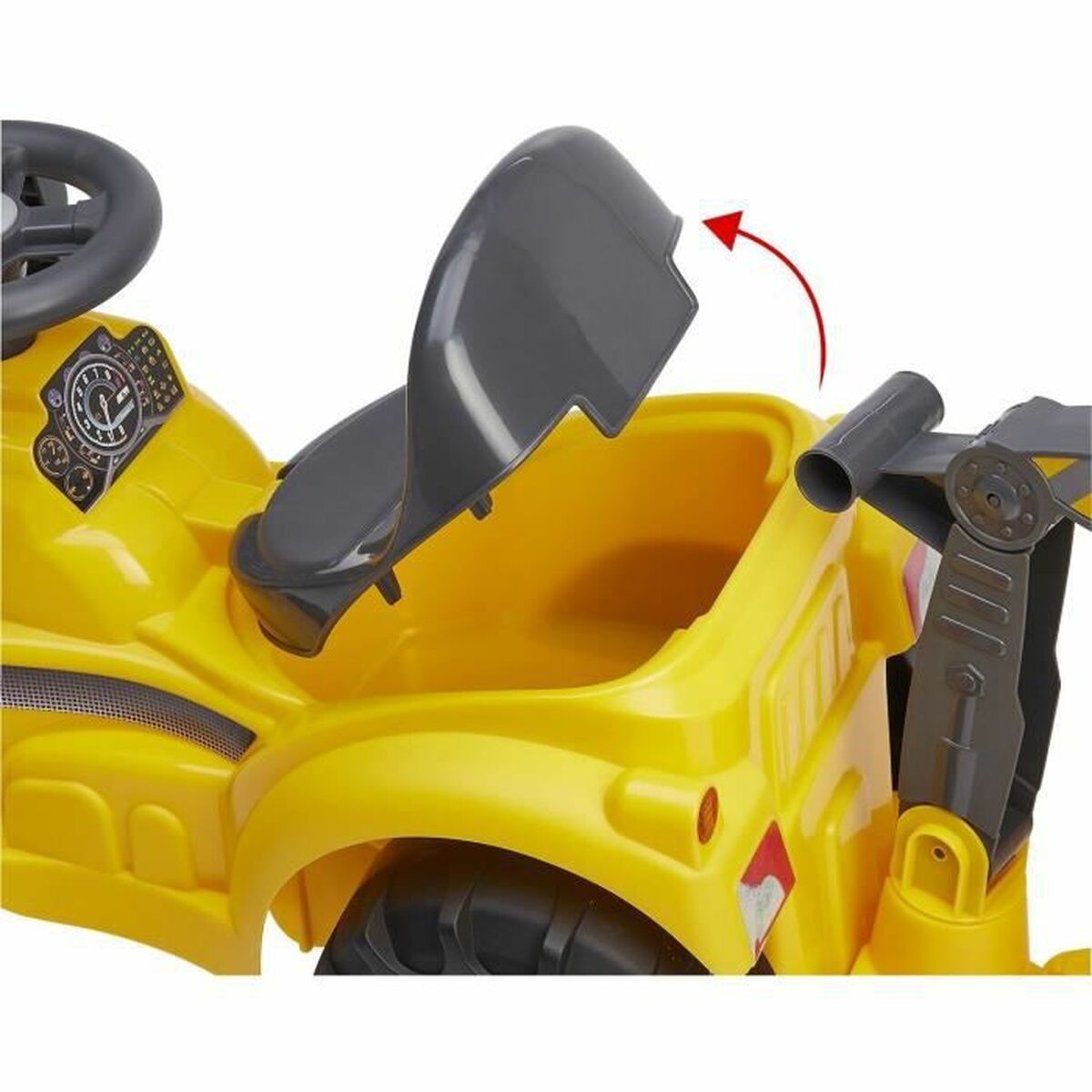 Mașină-Premergător Ecoiffier Carrier Galben Tractor - Jucarii si jocuri, În aer liber și sport