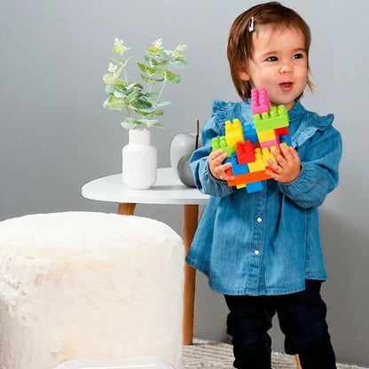 Plăci de Construcții Ecoiffier Abrick Multicolor 120 Piese - Jucarii si jocuri