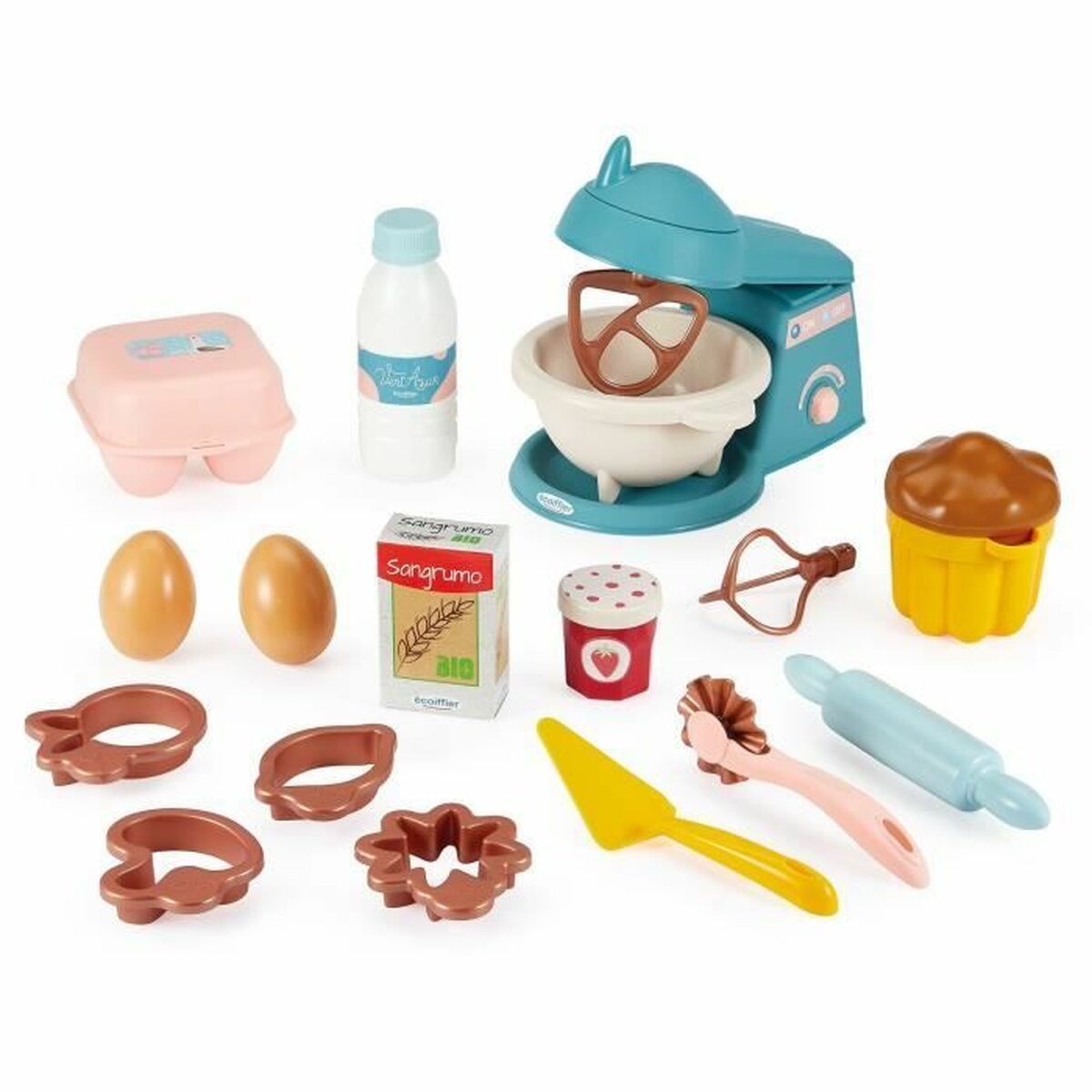 Set de feluri de mâncare Ecoiffier Delicious - Jucarii si jocuri, Imitații de jocuri