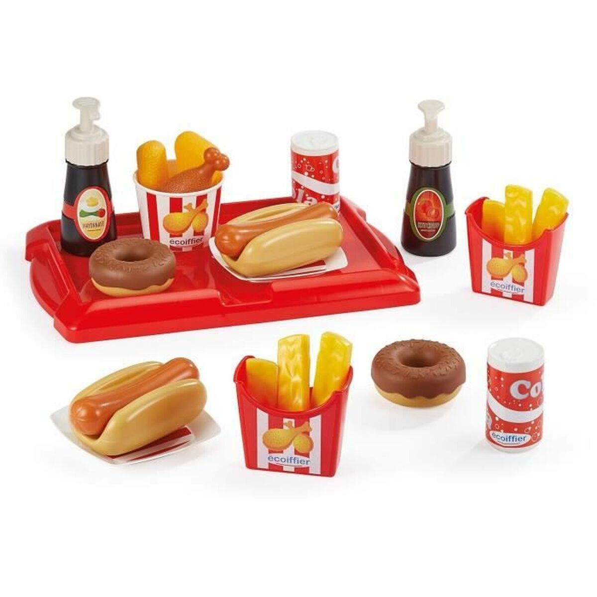 Set de feluri de mâncare Ecoiffier Delicious - Jucarii si jocuri, Imitații de jocuri