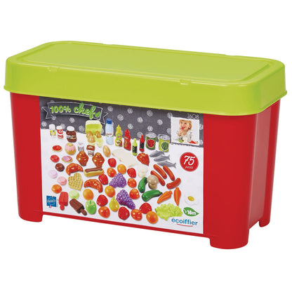 Set de feluri de mâncare Ecoiffier Food Box - Jucarii si jocuri, Imitații de jocuri