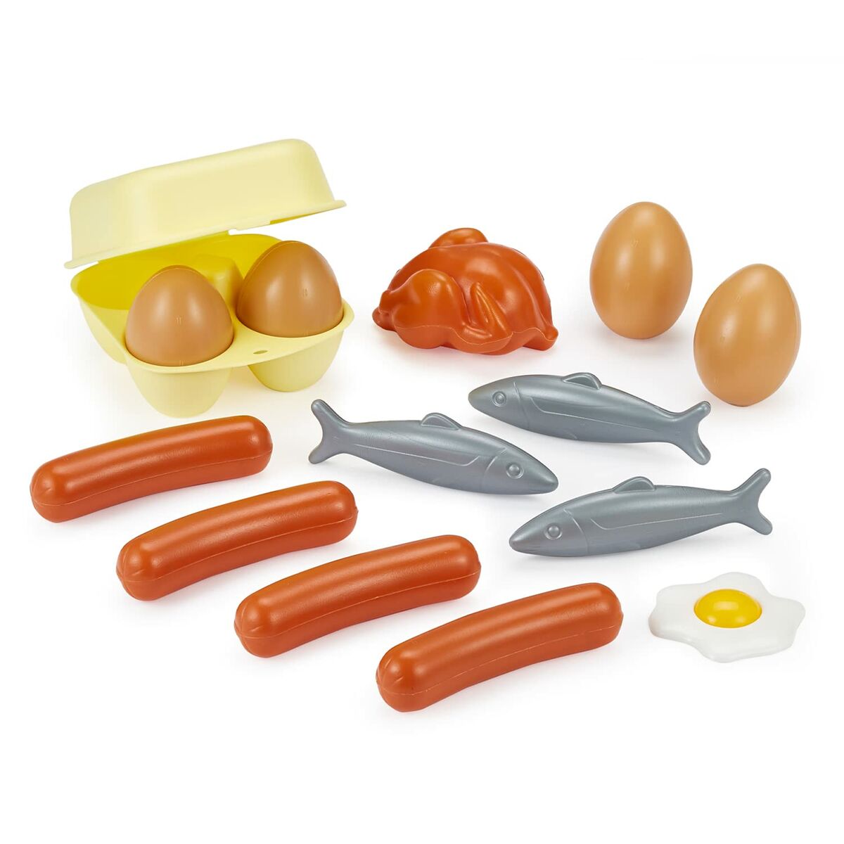 Set de feluri de mâncare Ecoiffier Food Box - Jucarii si jocuri, Imitații de jocuri