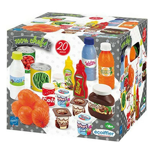 Set de Alimente de Jucărie Ecoiffier Pack Drive Accessories Dinette (20 pcs) - Jucarii si jocuri, Imitații de jocuri