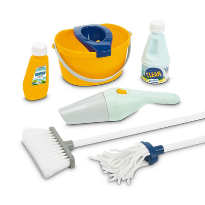 Kit de curățare et de depozitare Ecoiffier Clean Home Jucării 8 Piese - Jucarii si jocuri, Imitații de jocuri