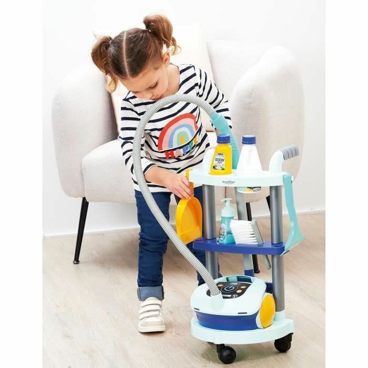 Coș de Curățare cu Accesorii Ecoiffier 2772 - Jucarii si jocuri, Imitații de jocuri