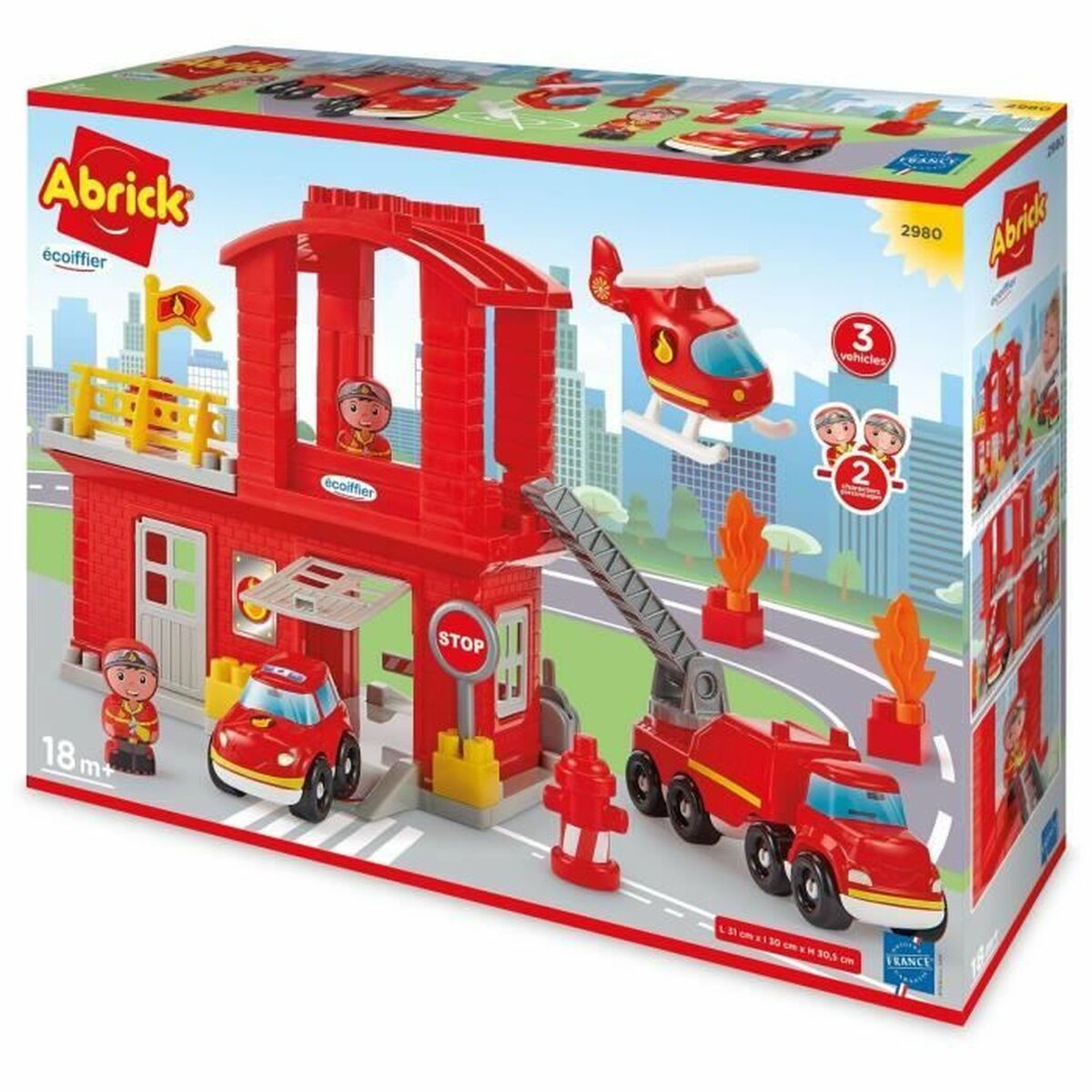 Set de Construcție Ecoiffier Fire Station - Jucarii si jocuri