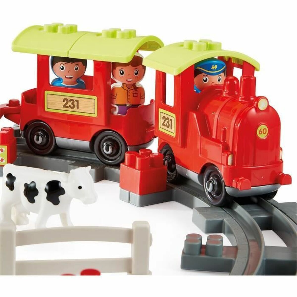 Set de Construcție Ecoiffier TRAIN DE CAMPAGNE - Jucarii si jocuri