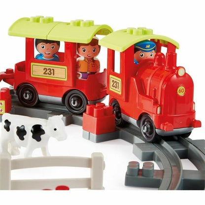 Set de Construcție Ecoiffier TRAIN DE CAMPAGNE - Jucarii si jocuri
