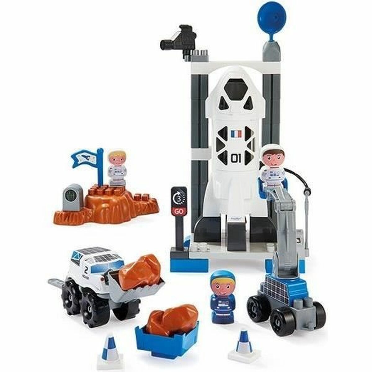 Set de Construcție Ecoiffier Abrick Bază spațială - Jucarii si jocuri