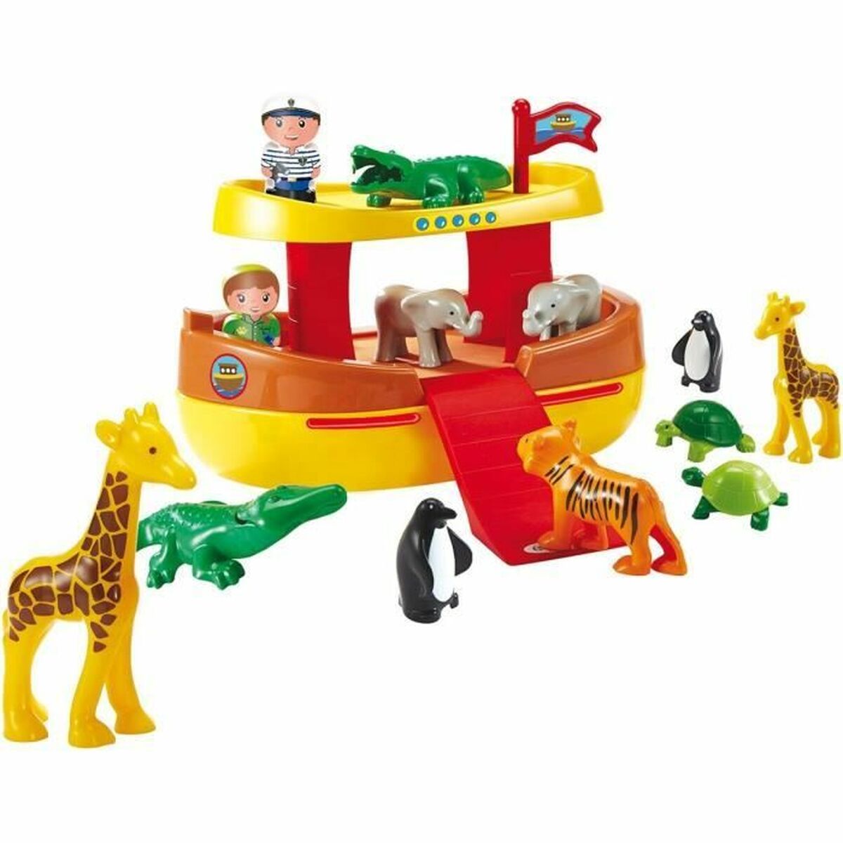 Playset Ecoiffier Noah's Ark 14 Piese - Jucarii si jocuri, Păpuși și figurine