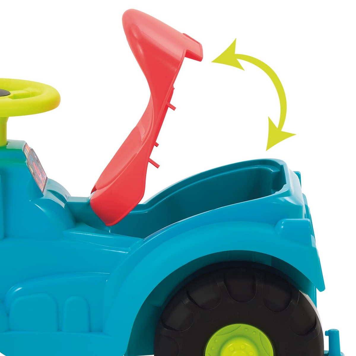 Mașină-Premergător Ecoiffier Trailer Tractor Extractor Remorcă - Jucarii si jocuri, În aer liber și sport