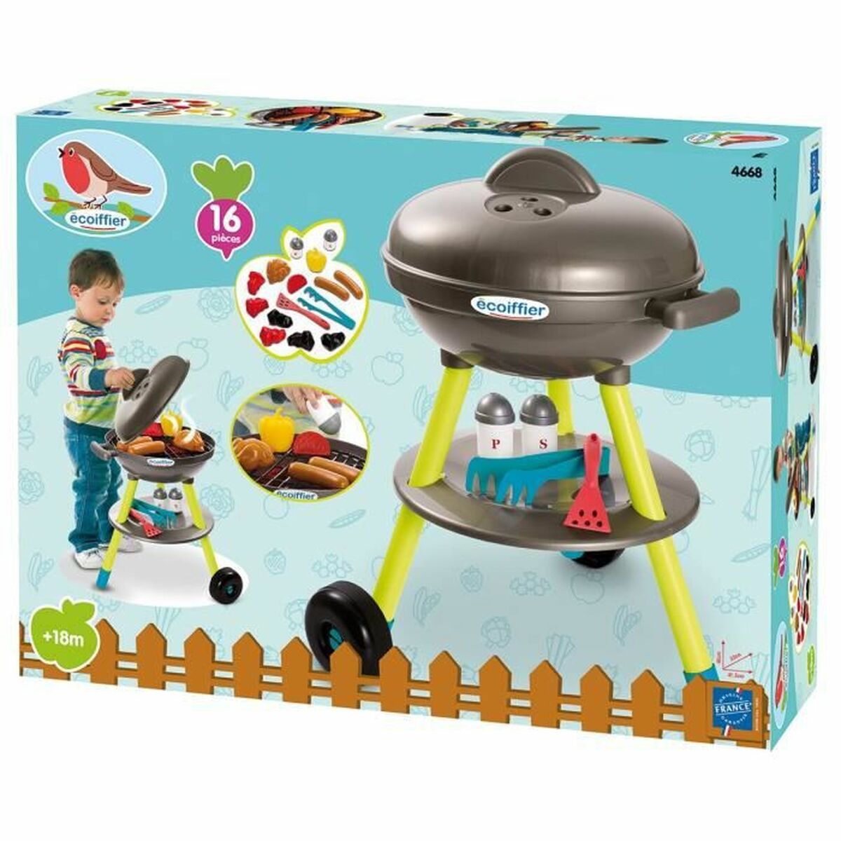 Grătar jucărie Ecoiffier E4668 - Jucarii si jocuri, Imitații de jocuri