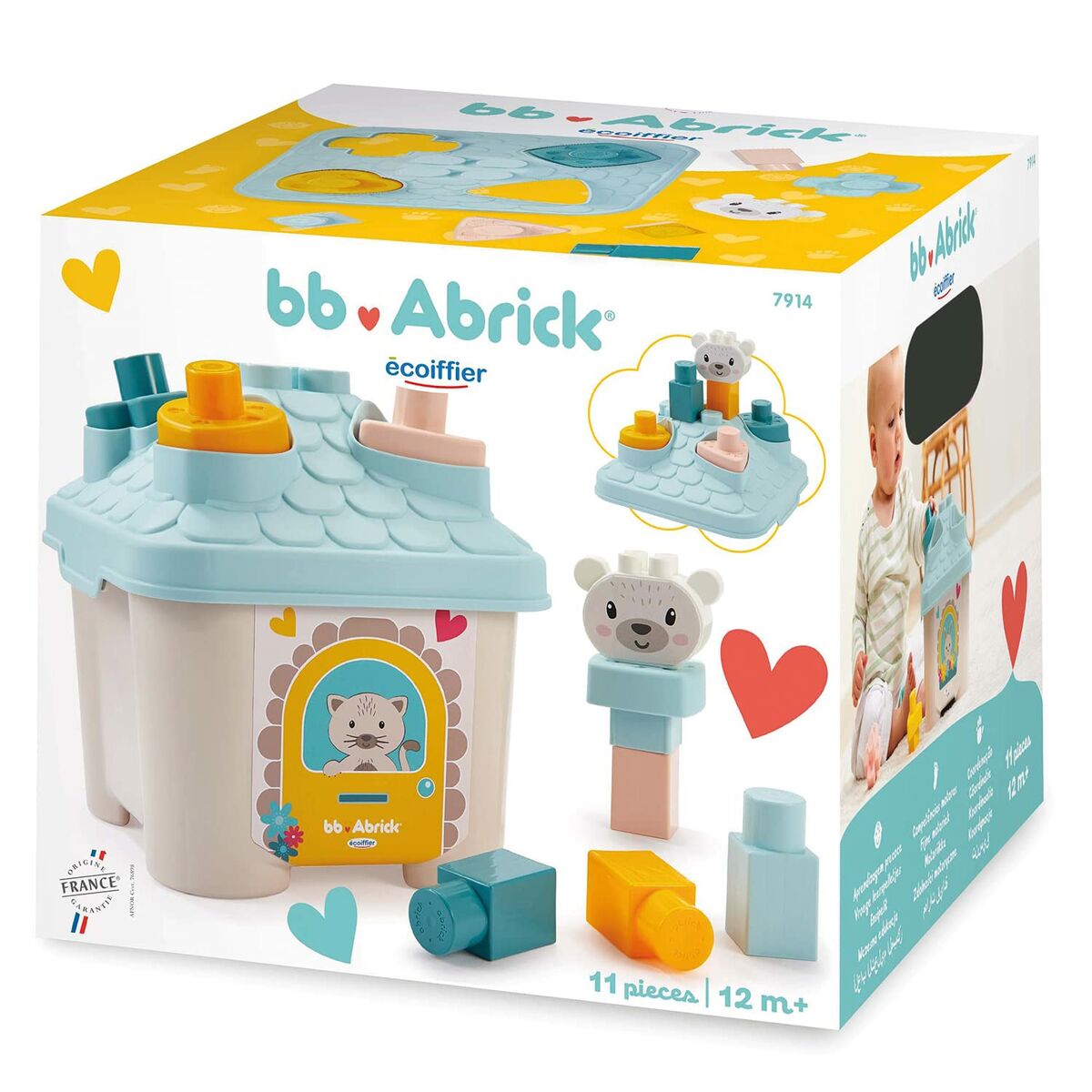 Playset Ecoiffier Animal House 4 Piese - Jucarii si jocuri, Păpuși și figurine