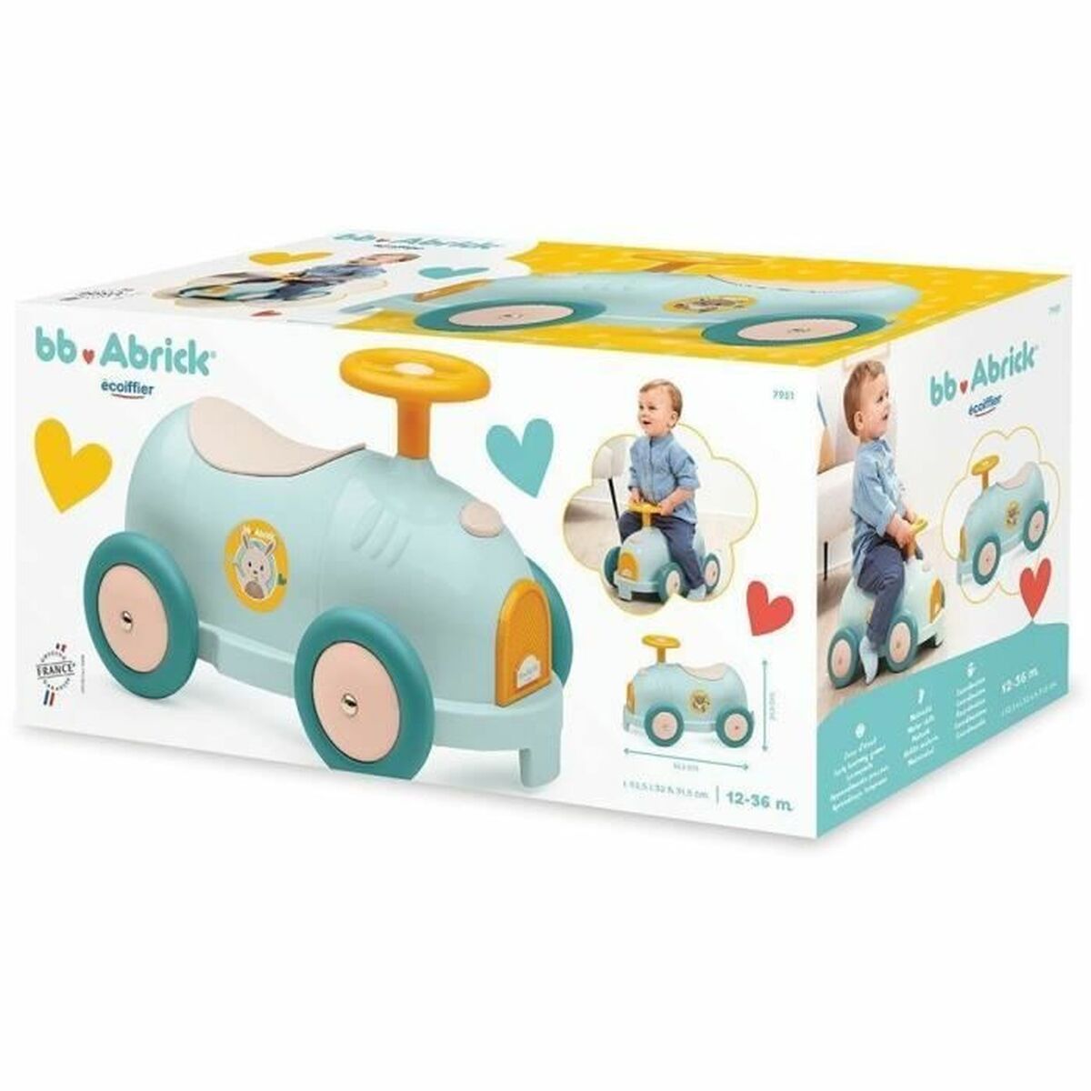 Set de Construcție Ecoiffier Walking Car Rabbit - Jucarii si jocuri