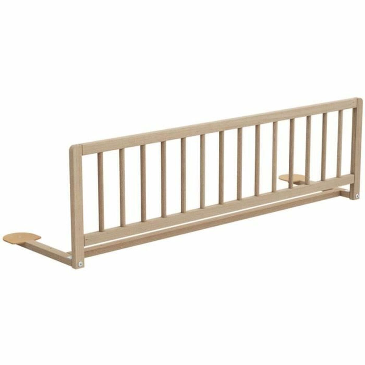 Bară de siguranță pentru pat 117 x 34,5 x 31 cm Lemn Maro - Bebelus, Dormitor