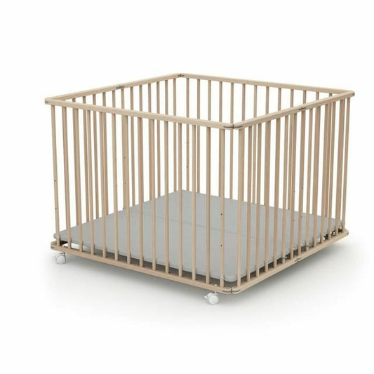 Loc de joacă WEBABY 100 x 100 cm Bej - Bebelus, Dormitor