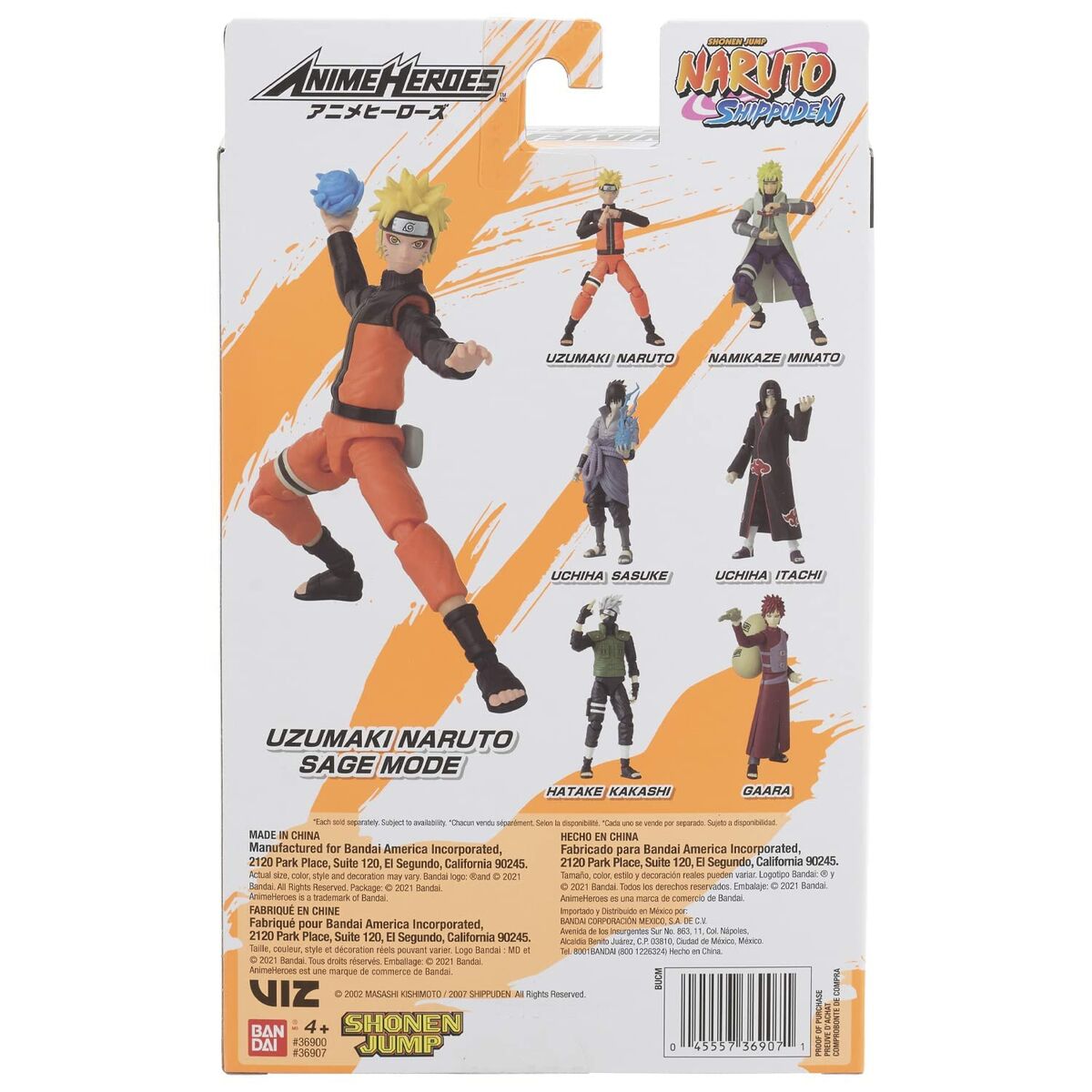 Figura îmbinată Naruto Anime Heroes - Uzumaki Naruto Sage Mode 17 cm - Jucarii si jocuri, Păpuși și figurine