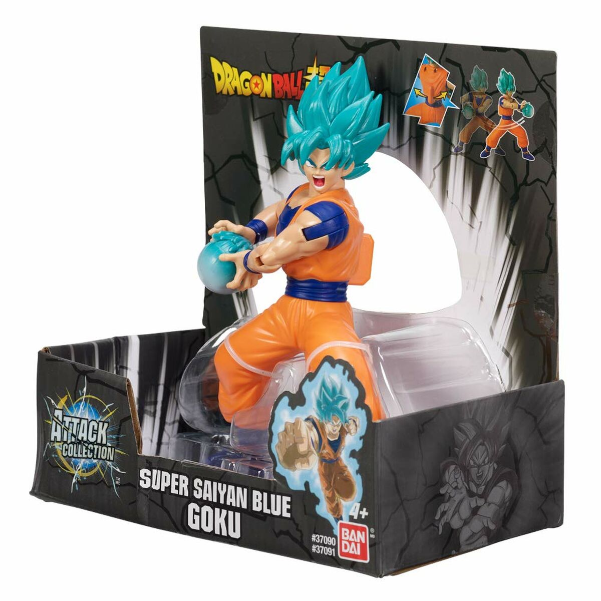 Figurină de Acțiune Bandai DRAGON BALL SS BLUE GOKU Dragon Ball - Jucarii si jocuri, Păpuși și figurine