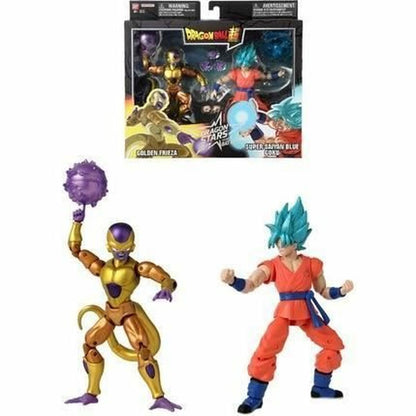 Figurine de Acțiune Dragon Ball Super Dragon Stars: Golden Frieza vs Super Saiyan Blue Goku 17 cm - Jucarii si jocuri, Păpuși și figurine