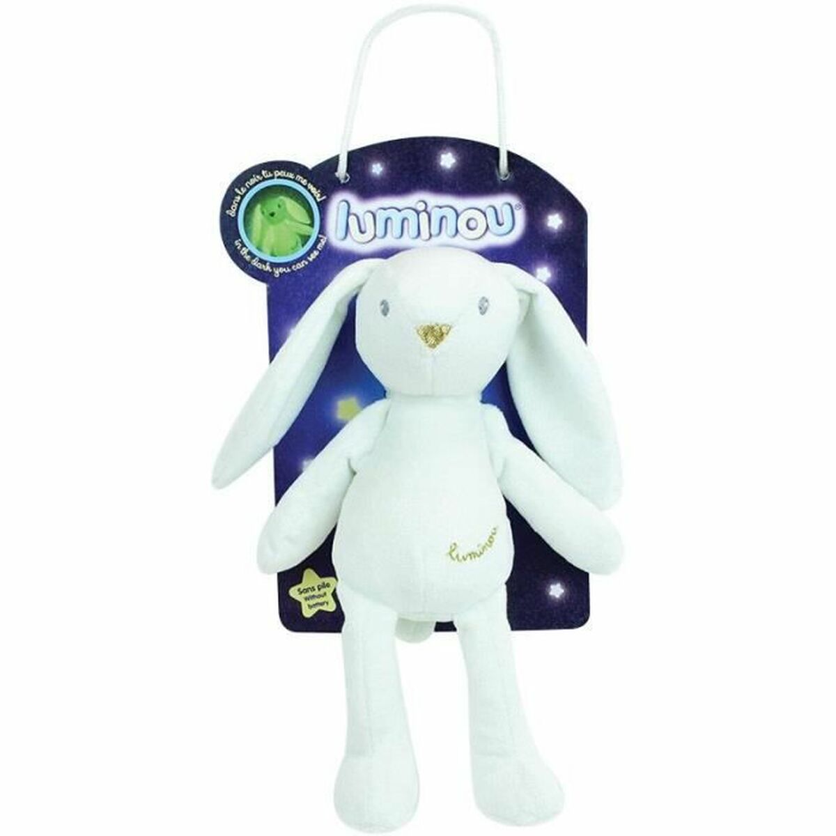Jucărie de Pluș Jemini Luminou White Rabbit 20 cm - Jucarii si jocuri, Jucării de pluș