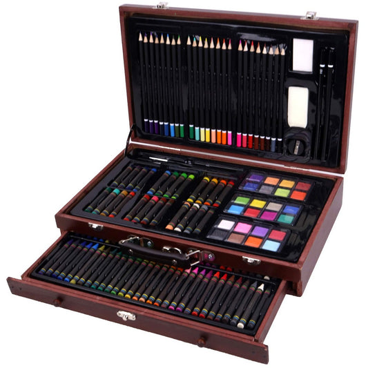 Set de pictură MGM Artist's Hand Servietă Lemn 140 Piese - Birou și papetărie, Arte și Meserii