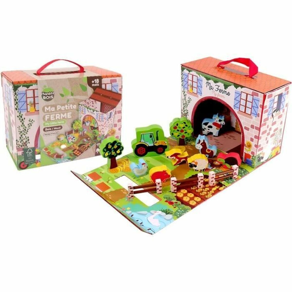 Playset Planete bois Ma petite ferme - Jucarii si jocuri, Păpuși și figurine