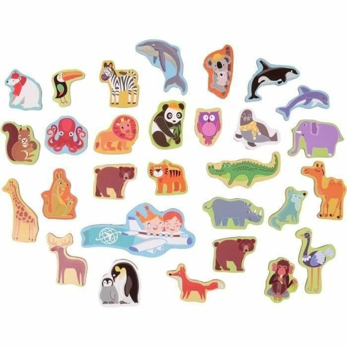 Joc Educativ 40 x 30 cm Multicolor Harta Lumii - Jucarii si jocuri, Jocuri și accesorii