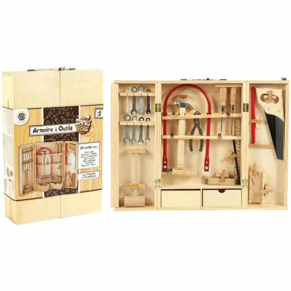 Set deunelte pentru copii Planete bois 25 Piese - Jucarii si jocuri, Imitații de jocuri
