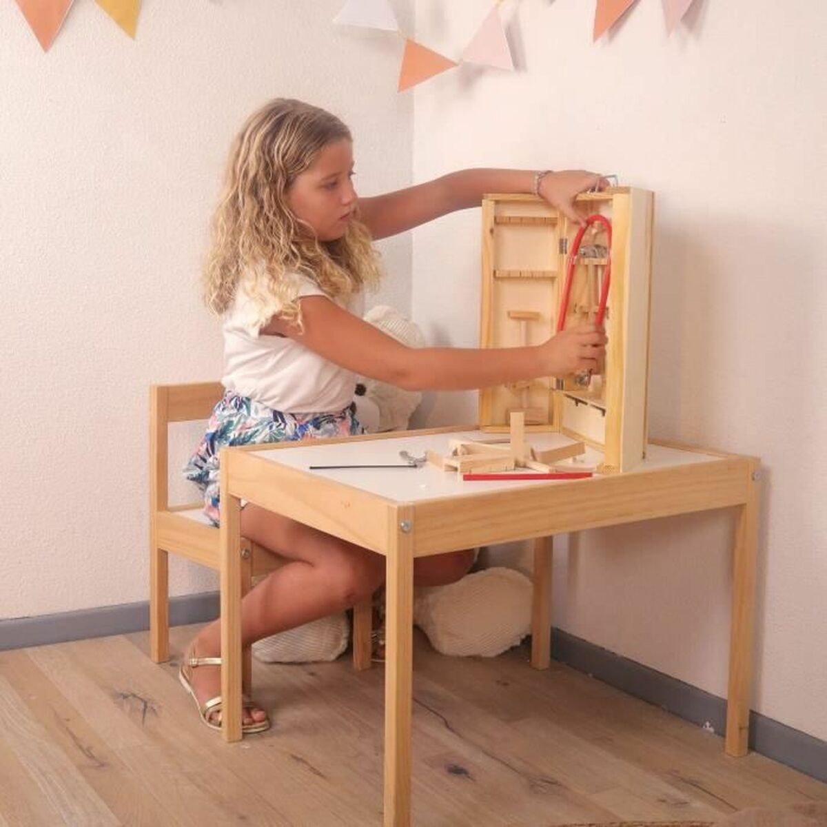 Set deunelte pentru copii Planete bois 25 Piese - Jucarii si jocuri, Imitații de jocuri