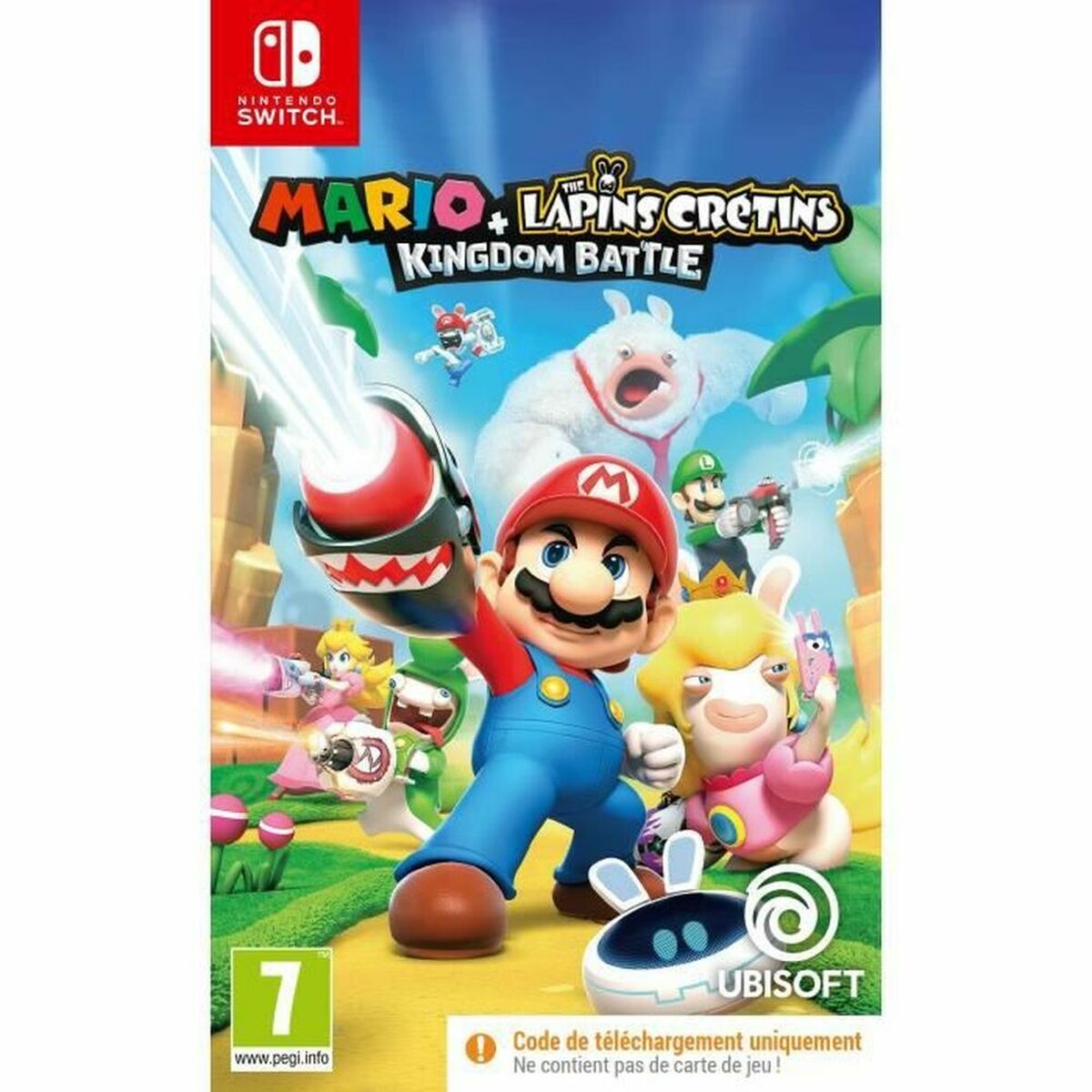 Joc video pentru Switch Ubisoft Mario + Raving Rabbids Kingdom Battle Cod de descărcare - Electronică, Joc video